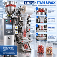 Machine d'ensachage de granulés alimentaires DEEPACK pour l'évaluation de la taille des particules avec dosage par trémie et scellage vertical des sachets