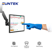 Nuevo Monitor Industrial Suntek de 15.6''/21.5'' 1920x1080 Capacitivo Multitáctil con Android 14, 4GB de RAM + 64GB de ROM, Interfaz USB para