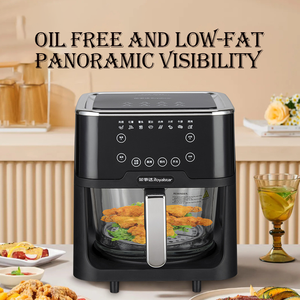 New Home Nồi chiên không khí trực quan bằng giọng nói màn hình cảm ứng, dầu-miễn phí, đa chức năng, lật kính miễn phí bên trong lót - Product Image 5