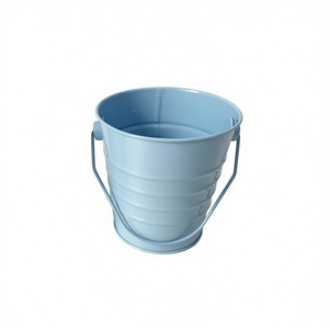 <b>Party</b> Love Metal Bucket 10x10.5cm Round Modern <b>Party</b> <b>Decoration</b> For Birthday <b>Table</b> Decor - Product Image 3