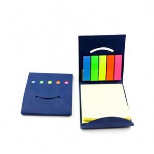 Advertising Foldable Pen Holder Sublimation Memo Pad Paper Hardcover Stationery square Shaped Cube Customized <b>Sticky</b> <b>Notes</b> Box - Product Image 3