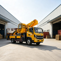 Nouveau camion de travail aérien diesel automatique de 40 m avec détecteur de charge et détecteur de vitesse du vent, protection multi-sécurité pour les travaux en extérieur
