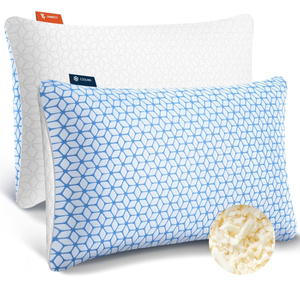 Bestverkochte stijlvolle dubbelzijdige koelende kussen van ijszijde en bamboe-rayon met verstelbaar versnipperd schuim - Product Image 2