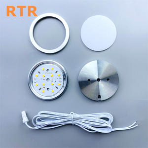 12V/24V LED Puck Light 3000K CRI90 LED זרקור LED תאורת ארון צמודה על פני השטח תאורת ארון דקה במיוחד, תאורה צמודה על פני השטח - Product Image 5