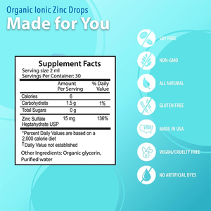 Gotas Líquidas <span class=keywords><strong>de</strong></span> <span class=keywords><strong>Sulfato</strong></span> <span class=keywords><strong>de</strong></span> <span class=keywords><strong>Zinc</strong></span> Iónico OEM/ODM <span class=keywords><strong>de</strong></span> Fabricante, <span class=keywords><strong>de</strong></span> Venta Caliente, para Marcas <span class=keywords><strong>de</strong></span> Suplementos Nutricionales - Product Image 3