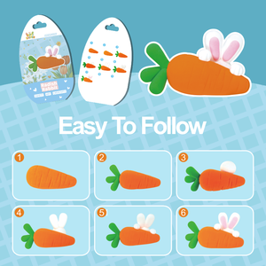 Set de 12 Cajas de Arcilla de Espuma para Pascua, Kits de Manualidades con Huevos, Conejitos y Pollitos. Kit de Arcilla de Modelado de Secado al Aire para Niños - Product Image 2