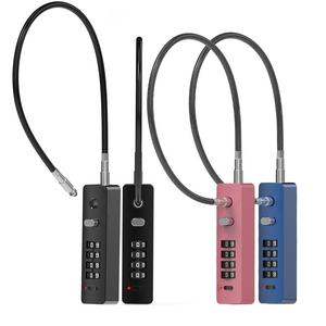 नवीनतम 4 अंक धातु पासवर्ड संयोजन केबल लॉक सुरक्षित नंबर पैडलॉक सामान के लिए - Product Image 2