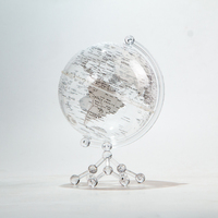 Globe Terrestre avec support en plastique pour enfants, articles cadeaux, articles ménagers