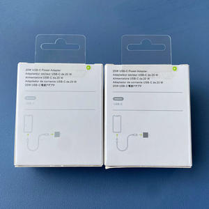 อะแดปเตอร์ชาร์จไฟแบบติดผนัง USB-C 20 วัตต์ ของแท้รุ่นใหม่ พร้อมปลั๊กแบบ US/EU สายชาร์จเร็วแบบ Type C รองรับ PD สำหรับ iPhone 13/14/15/16/17 Pro Max - Product Image 1