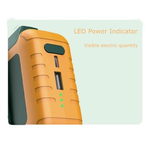New 6000mAh Portable Cooling Fan Wearable LED Light Waist Clip Bladeless Design Indoor/Outdoor Travel Friendly Car <b>Battery</b> - Product Image 2