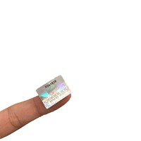 Autocollants holographiques 3D personnalisés anti-effraction avec code QR, étiquette holographique avec code-barres, autocollant de sécurité, impression d'autocollants holographiques