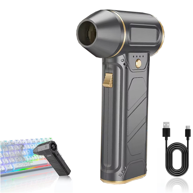 130000RPM Super Power Cordless Air Duster, Rechargeable Brushless Motor Durable Blower for Outdoor, House and Car