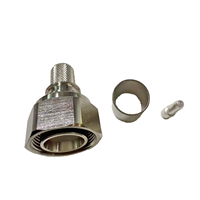 Conector Coaxial Mini DIN 4.3-10-C-J7 Macho, Precio de Fábrica, Conector 4.3-10 para Crimpado RG213 RG8