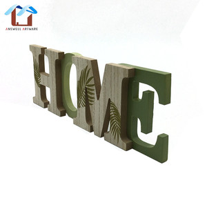 Venta caliente ampliamente utilizando lindo arte casa colgando <span class=keywords><strong>de</strong></span> la pared <span class=keywords><strong>de</strong></span> color personalizado letras <span class=keywords><strong>de</strong></span> madera - Product Image 4