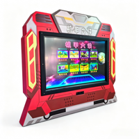 Machine de jeu de course cycliste interactive pour 3 joueurs, équipement de fitness et d'arcade pour aire de jeux intérieure et salle d'étude