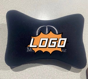 Cojín de Asiento de Auto de Cuero con Espuma Viscoelástica y Logotipo Personalizado para Soporte de Cuello en Automóviles - Product Image 4