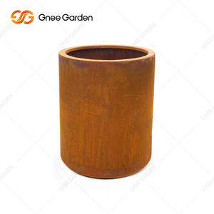 Jardinera de Acero Corten 2026 en Oferta - Maceta de Acero Resistente a la Intemperie de Fácil Instalación con Orificios de Drenaje para Porche y Patio - Product Image 3