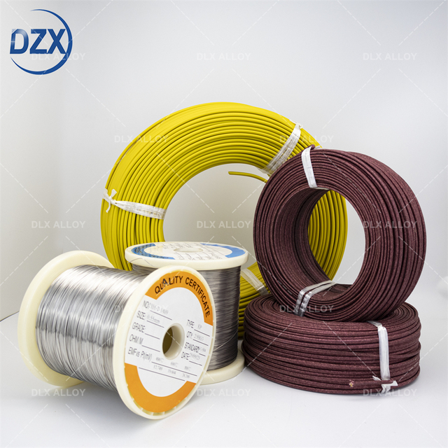 K J T Type Thermocouple Wire 2 Cores High Temperature Measuring Compensation Cable PTFE Insulation Electronic Line