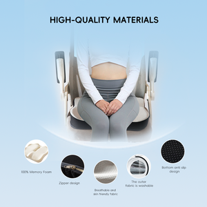 Coussin orthopédique en forme de donut YUE RISE pour le soulagement de la pression du coccyx, soutien thérapeutique post-chirurgical et maternité - Product Image 4