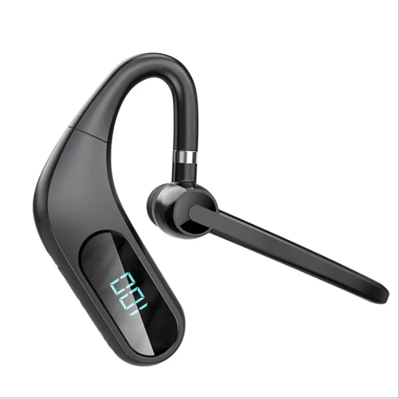 KJ12 Earphones Ear-hook Headset Wireless Headphones with Dual Mic Earpiece CVC8.0 Noise Cancelling For All Smart Phone