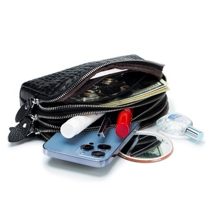 <b>Ladies</b> Clutch <b>Wallet</b> Fashion Leather Long Purse Cell Phone <b>Wallets</b> Genuine Leather Clutch Wrist <b>Wallet</b> for Women - Product Image 4