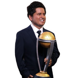 실물 크기의 볼리우드 유명인 사친 텐둘카르 밀랍 인형 - Product Image 1