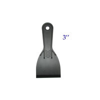 Outils de construction 1.5 "Grattoir à couteau à mastic en plastique pour nettoyer la colle et réparer la peinture