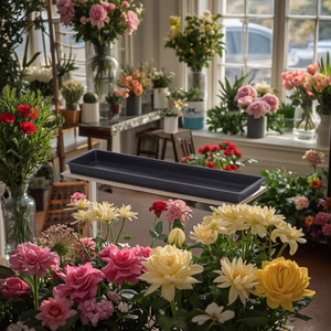 Plateaux plats pour mousse florale en plastique biodégradable écologique pour la maison et le <span class=keywords><strong>jardin</strong></span>, plateau de semis pour semis de légumes et micro-légumes - Product Image 4