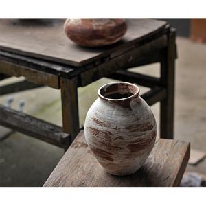 Macetas Decorativas de Barro para Jardín, Estilo Rústico, Hechas a Mano, Pintadas, Estilo Wabi Sabi, Florero de Cerámica, Decoración para el Hogar y Hoteles - Product Image 3