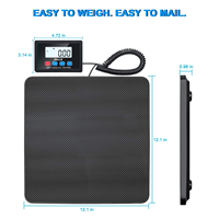 Plateforme de pesage numérique pour colis postaux, écran LCD ABS, personnalisable OEM/ODM, balance postale