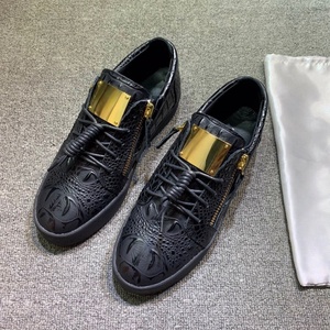 Zapatillas <span class=keywords><strong>de</strong></span> Lujo <span class=keywords><strong>de</strong></span> Alta Calidad para Hombre, Zapatos Casuales <span class=keywords><strong>de</strong></span> Cuero Genuino para Mujer, Marca GZ, Zapatos Deportivos <span class=keywords><strong>de</strong></span> Tenis, Mocasines con Cierre, Tallas 35-48 0637 - Product Image 2