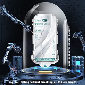 Tốt Nhất Ma Thuật Hộp Tempered Glass Bảo Vệ Phim Cho iPhone 17 Không Khí Cho iPhone 17 Pro Cho iPhone 17 Pro Max Tempered Glass Di Động - Product Image 5