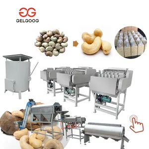 Cashewnootproductielijn Maximale Elektrische Automatische Cashewnootverwerkingsfabriek Cashewnootmachine