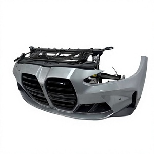 Pare-chocs avant rouge en plastique neuf pour BMW M4 G82, fixation universelle par boulons, compatible avec les modèles de voitures BMW M4 G82 - Product Image 2