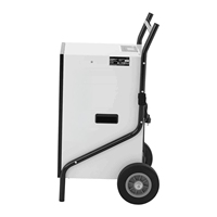 Déshumidificateur industriel 50L/jour, portable, sur pied, pour entrepôt, sous-sol, avec drainage continu, dégivrage automatique, CE