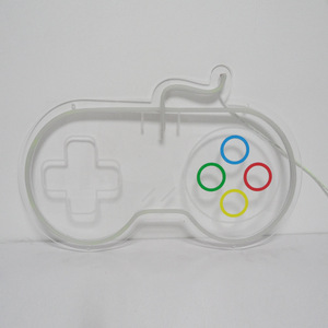 <span class=keywords><strong>Lampe</strong></span> de signe néon en forme de contrôleur de jeu avec fonction de gradation pour la décoration de la salle de jeu et la publicité - Product Image 6