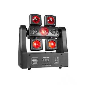 Mini projecteur LED 4-en-1 <span class=keywords><strong>Dragonfly</strong></span> avec faisceau stroboscopique RGBW pour bars, soirées, spectacles et éclairage DJ/discothèque - Product Image 4