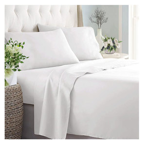 Ensemble de draps de lit de haute qualité avec 2 taies d'oreiller, drap de lit uni moderne, literie confortable pour la maison et l'hôtel - Product Image 1