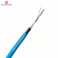 Câble à fibres optiques multimode MGTSV, structure torsadée A1a/A1b, gaine bleue PE, entièrement étanche, 2 à 144 fibres, bande en aluminium