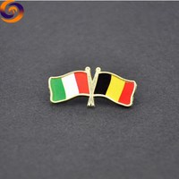 Mode logo personnalisé irakien Palestine Koweït souvenir drapeau insigne en métal broche broche