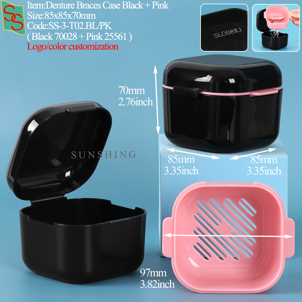 Bandeja negra + rosa