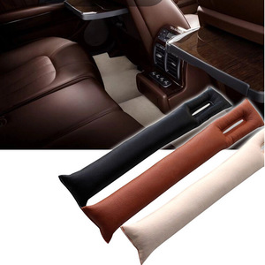 Car Seat <b>Gap</b> Filler Cushion Clip-On Type Rear Side Vehicle Interior Protection Pad Black Brown Beige Gray - Product Image 1