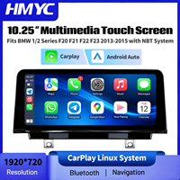 Pantalla Multimedia Inalámbrica CarPlay y Android Auto con Pantalla Táctil HD de 10.25 Pulgadas Compatible con las Series 1 y 2 F20 F21 F22 F23 2013-2015 con NBT