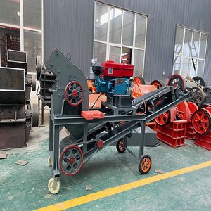 Mesin Penghancur Palu Portabel + Konveyor Sabuk - Kapasitas 20-30t/jam, Umur Pakai Panjang, Digunakan untuk Pertambangan & Konstruksi di Tambang Kecil - Product Image 2