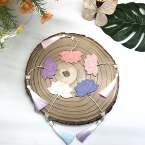 Wholesale PU Leather <b>Bookmark</b> Flower Elegant Book Marker Classic Beautiful <b>Bookmark</b> Promotional <b>Gift</b> for Book Lovers Students - Product Image 4