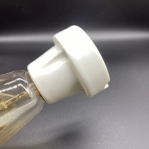 Portalámparas de Cerámica <span class=keywords><strong>E27</strong></span>, Base de Luz de Cerámica con Rosca Reforzada, Clásica para Iluminación de Suelo, Base Calefactora, Portalámparas para Mascotas - Product Image 2