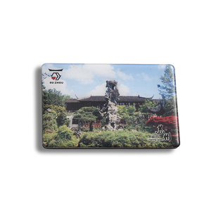 Customized Rectangle Landscape UV Printed PU Leather Fridge Souvenir Magnets - Product Image 3
