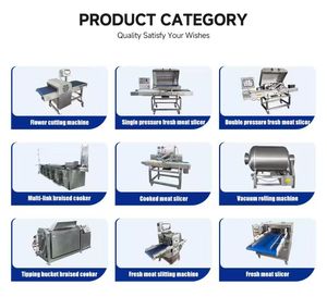 Hiệu quả cao tự động đa chức năng tươi thịt <span class=keywords><strong>Slicer</strong></span> Máy cắt lưỡi thép không gỉ có thể điều chỉnh độ dày 0.8-60mm mới - Product Image 6
