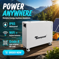 Batterie solaire au lithium EU US IP65 en stock 20 kWh 10 kWh 16 kWh 400 Ah Powerwall LiFePO4 pour système solaire domestique