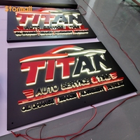 Lettres 3D lumineuses, signalétique LED extérieure avec logo de marque personnalisé pour la publicité commerciale, la décoration de vitrine de magasin